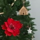 thumbnail image 5 of Uuiauoio Glitter Magnolia Stem Christmas Tree Decoration Realistic Floral Wreath Accent for Holiday Home Party Festive Decor, 5 of 6