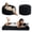 Black, variant on 4/5FT Giant Convertible Bean Bag Chair Bed – Memory Foam Lazy Sofa