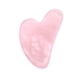 thumbnail image 4 of Rodillo masajeador facial, rodillo Gua Sha de cuarzo rosa, kit de masajeador manual para cara, área de ojos y cuello, alivia las arrugas Rojo Verde, 4 of 5