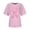 Pink, variant on Women's Graphic Print Crew Neck Tee Lightweight Breathable T-shirt Lovely Active Accomplished