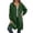 Dark Green, variant on Yuhangmm Women Hoodies Casual Solid Pocket Long Sleeve Hooded Sweatshirt Pullover Top with Cozy Warm Feel Grey L