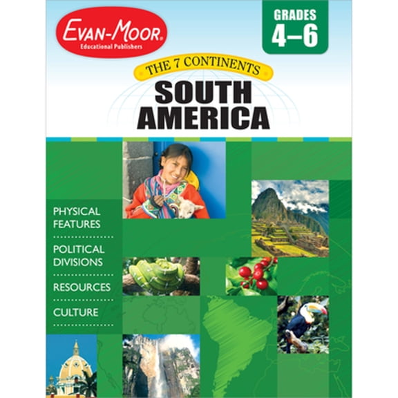 Pre-Owned 7 Continents: South America, Grade 4 - 6 Teacher Resource (Paperback) 1609631277 9781609631277