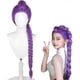thumbnail image 1 of Demon Hunters Costume Cosplay For Kids, Rumi Costume Purple Braids Wig Halloween Cosplay Props, Anime Cosplay Wig, 1 of 5