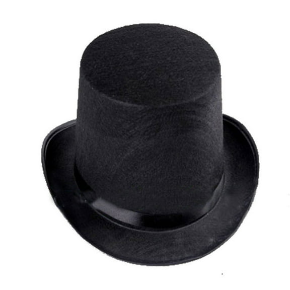NUOLUX 2Pcs Tophat Felt Hats for Adults and Children in Festive Atmosphere and Costume Accessory