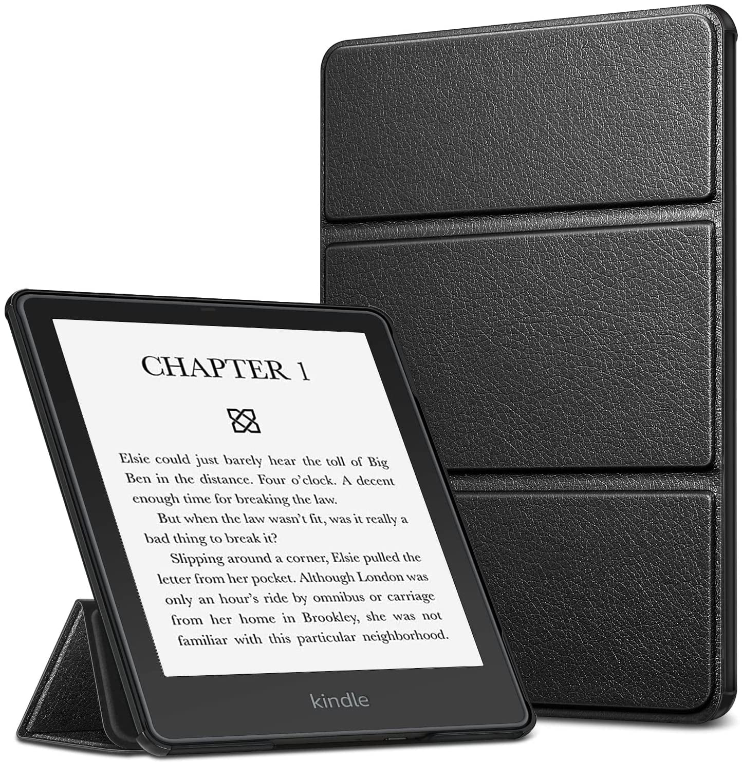 Slim PU Shell Cover Case with Auto-Wake/Sleep for Kindle Paperwhite 2021 E-Reader and Kindle Paperwhite Signature Edition 11th Generation-2021 MoKo Case for 6.8 Kindle Paperwhite Rose Gold 