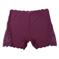 thumbnail image 2 of PiGOGI Women's Lace High Waist Safety Pants - Sexy Underwear - S to L Comfortable Briefs Purple, 2 of 4