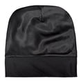 thumbnail image 4 of (3 pack) Evolve Double-Lined Silky Cap, Black, 4 of 6