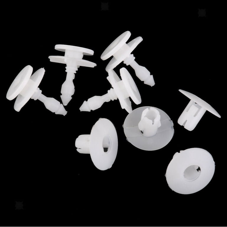 MOTOALL 100-Pack Door Panel Clips - Compatible With Dodge Ram, Jeep Grand Cherokee 2005-2012 (Black Nylon)