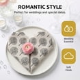 thumbnail image 3 of REGALWOVEN 6 Pack Cloth Napkins, Cotton Washable and Reusable Table Dinner Napkins for Restaurant Beige 16x12inch, 3 of 6