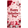 thumbnail image 2 of Bannière de la Saint-Valentin Décoration de Célébration Toile de Fond Cœur Gnomes Roses Rouges Amour Fond Événement Mariage Fête Présentoir Festival, 2 of 3