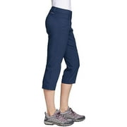 Eddie Bauer Women's Tech Capri Pants 1669561 (Blue, 10)
