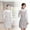 A, variant on Thickened Double Layer Korean Version Canvas Strap Apron for Minimalist Home Kitchen Adult Cooking with Protective Sleeves