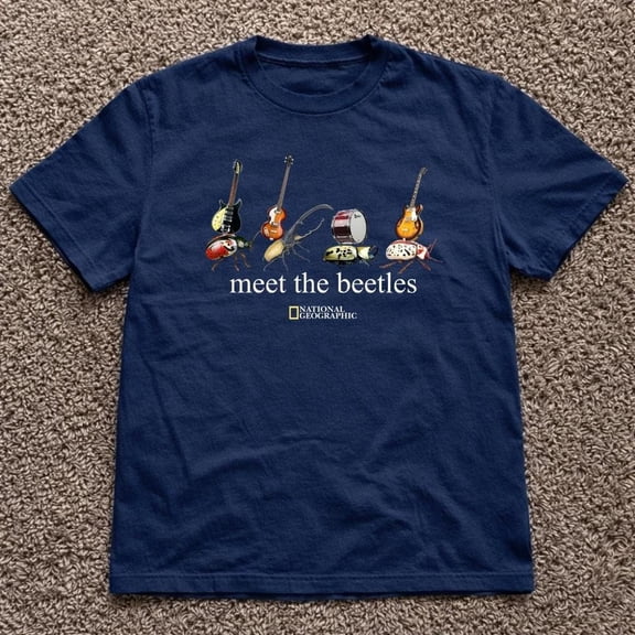 National Geographic Meet The Beetles cotton t-shirt