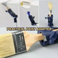 Flexible Paint Brush Extender MultiAngle Portable Paint Roller Extension Clamping Tool for