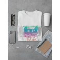 thumbnail image 3 of Old Music Cassette Multicolor Center Chest Graphic Men White T-Shirt, Male x-Large, 3 of 4