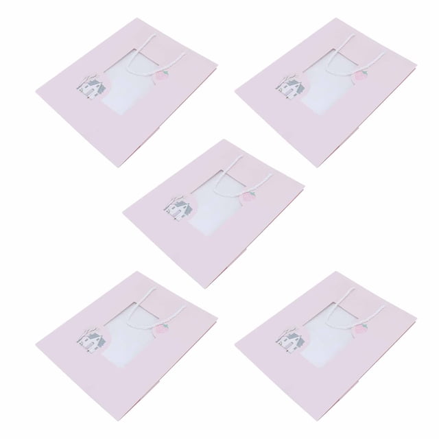 Bolsas de regalo de papel, bolsa de papel de 5 piezas Bolsa de regalo única Suministros para manualidades Máxima confiabilidad
