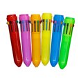 thumbnail image 1 of 12 bolígrafos retráctiles 10 en 1 para la escuela, la oficina y otros artículos de papelería (colores surtidos), 1 of 7