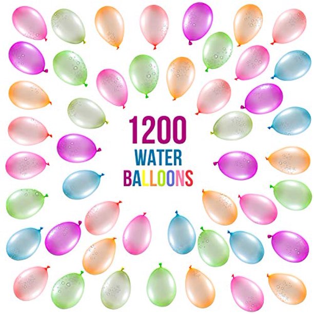 1200 Water Balloons Bulk Balloons Pack for Water Sports Fun, Splash