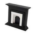 thumbnail image 4 of TISHITA 1/12 Dollhouse Fireplace Miniature Model Furniture Accessory for Scene Decor black, 4 of 8