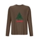 thumbnail image 4 of Blusas y camisas de manga larga con cuello redondo para hombre, deportivas, fitness, hogar, pijamas navideños estampados, camiseta de manga larga con cuello redondo, blusa de poliéster para hombre, 4 of 4
