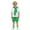 BO10-Green, variant on Rhuody Boy Outfits Crewneck Short Sleeve Performance Outfit For Stage Show Kindergarten Graduation Cheerleading Party Wear Durable Wear 12-13 Years Sky Blue