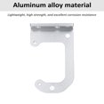 thumbnail image 2 of Mistaha Silver Aluminum Alloy LS Coil Relocation Brackets Mounting Bracket Kit with Remote Mount Feature, 2 of 6