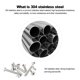 thumbnail image 4 of DIN7991 304 Tornillos Allen Tornillos hexagonales de acero inoxidable Tornillo hexagonal M6 * MABOTO Tornillo, 4 of 7
