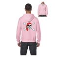 thumbnail image 1 of Mens Jolly Roger Skull & Crossbones Full-Zip Hooded Sweatshirt, 1 of 5