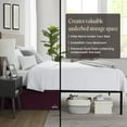 thumbnail image 5 of SGI Bedding 12 Inch Pleated Bed Skirt | Microfiber Bed Skirt | Fade Resistant, Wrinkle Free, Anti-static, Decorative, Extra Storage Space, Clutter-Free | Twin, Wine, 5 of 5