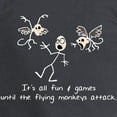 thumbnail image 3 of CafePress - Flyingmonkeysdark Long Sleeve T Shirt - Long Sleeve Dark T-Shirt, 3 of 4