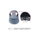 thumbnail image 2 of 1pc Black Dog Cap With Ear Holes, Adjustable Baseball Cap, Pet Sun Hat For Outdoor Activities, Suitable For Chihuahuas, French Bulldogs, Etc., 2 of 4