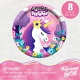 thumbnail image 7 of Unicorn Plates 7in 24 Count - Rainbow Unicorn Party Supplies, 7 of 7