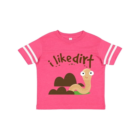 Inktastic I Like Dirt Earthworm Boys or Girls Toddler T-Shirt