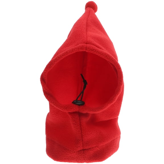 USHOBE Red Knit Pet Hat Adjustable Ear Muff Cozy Winter Warm for Dogs