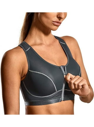 SYROKAN Womens Full Support High Impact Racerback Lightly Lined