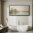 thumbnail image 5 of Large Framed Canvas Print Abstract Modern Wall Art Decorative Ready to Hang Painting for Living room Bedroom - 60"x30" Black Frame, 5 of 9