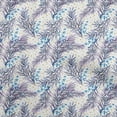 thumbnail image 1 of oneOone Georgette Viscose Bluish Violet Fabric Leaves,Bell & Baubles Sewing Craft Projects Fabric Prints By Yard 42 Inch Wide, 1 of 6