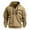 Khaki, variant on Men's Basic Pullover Hoodie Casual Wear Zip Up Hoodies for Men Lightweight Long Sleeve Sportswear Everyday Comfort Street Style GY2,S