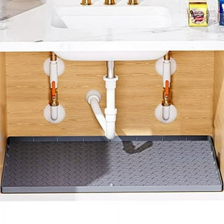 Xtreme Mats 22 x 28 Under-Sink Kitchen Cabinet Mat in Beige