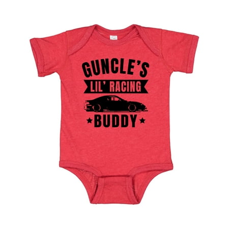 

Inktastic Guncles Lil Racing Buddy Gift Baby Boy or Baby Girl Bodysuit