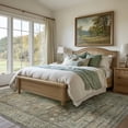 thumbnail image 4 of DEORAB 3x5 Ultra-thin Area Rugs for Living Room Bedroom, Machine Washable Stain Resistant Non-Shed Carpet, Low Pile Mat with Non Slip Backing, 4 of 8
