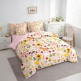 thumbnail image 3 of Feelyou Kid Cartoon Pig Cow Twin Bedding Sets 7-Piece, Farm Animal Bedding Comforter Set, 3 of 8