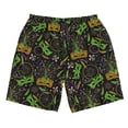thumbnail image 3 of Uemuo Carnival Mardi Gras3 Pattern Men's Swim Trunks Hawaiian Beach Bathing Suit Swimsuits Beach Quick-Dry Shorts with Pockets-3X-Large, 3 of 9