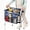 Button-Blue Cosmos, variant on Rhino Valley Walker Tray for Folding Walker,Tray for Walker with Cup Holder | Sturdy & Non-Slip Tray for Walkers,Blue Cosmos