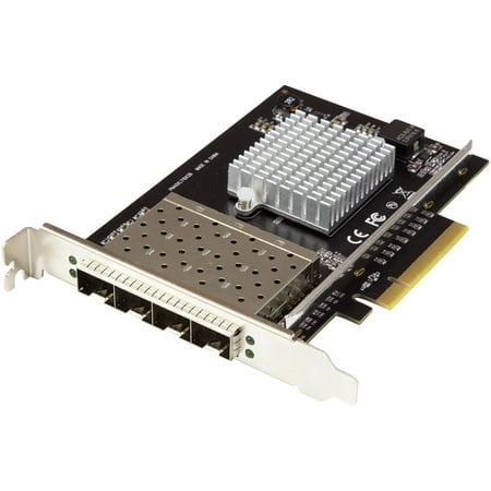 UPC: 0065030867740 | StarTech.com Quad Port 10G SFP+ Network Card – Intel XL710 Open SFP+ Converged Adapter – PCIe 10 Gigabit Ethernet Server NIC – 10GbE Fiber Optic LAN Card – Dell PowerEdge HPE ProLiant