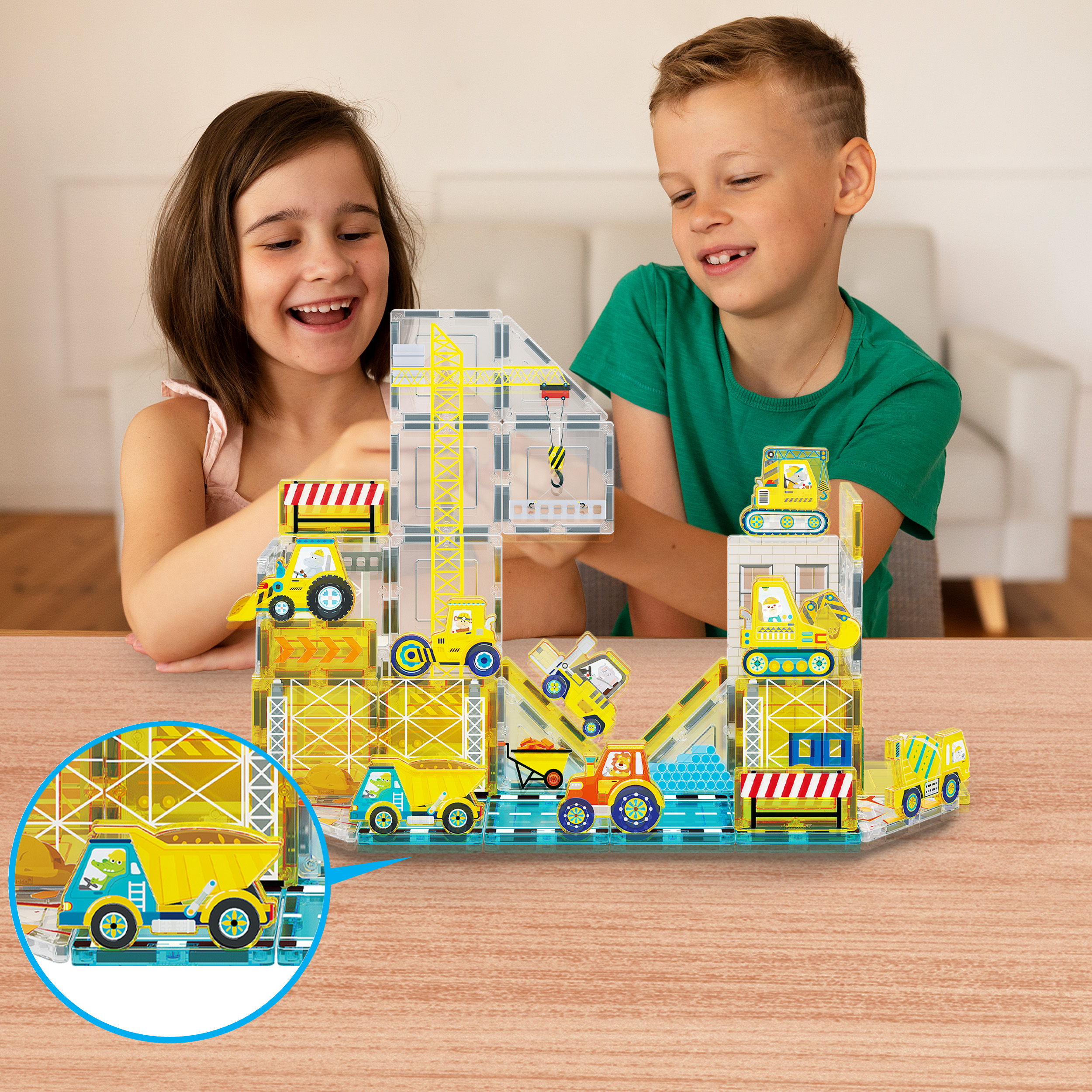 Picasso Tiles Magnetic Add-On 8-Piece Vehicle Set photo 2