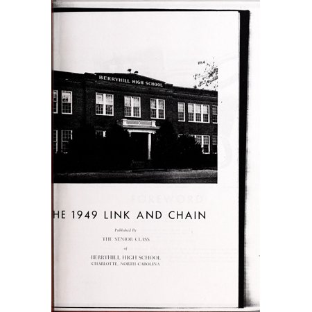 (Custom Reprint) Yearbook: 1949 Berryhill High School - Link and Chain Yearbook (Charlotte, NC)