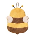 thumbnail image 1 of Toalla de mano gruesa con patrón de animales de dibujos animados, toalla de cocina colgante absorbente para niños, patrón de abeja en el hogar, 1 of 5