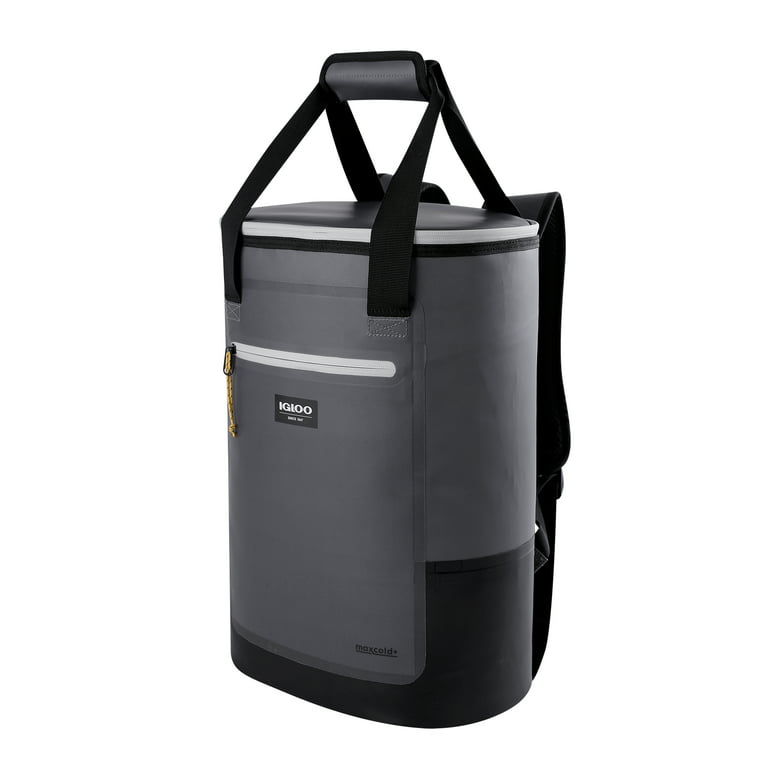 Igloo 28 Can Overland Halo Backpack Soft Sided Cooler, Gray