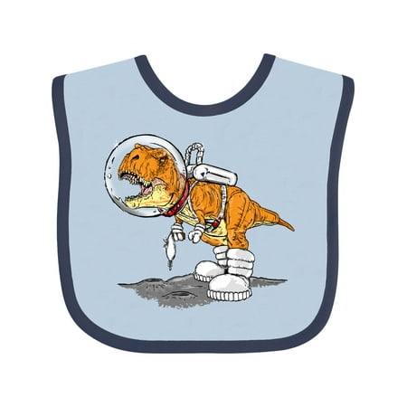 

Inktastic Space Science Fiction Day Astronaut Dinosaur Gift Baby Boy or Baby Girl Bib